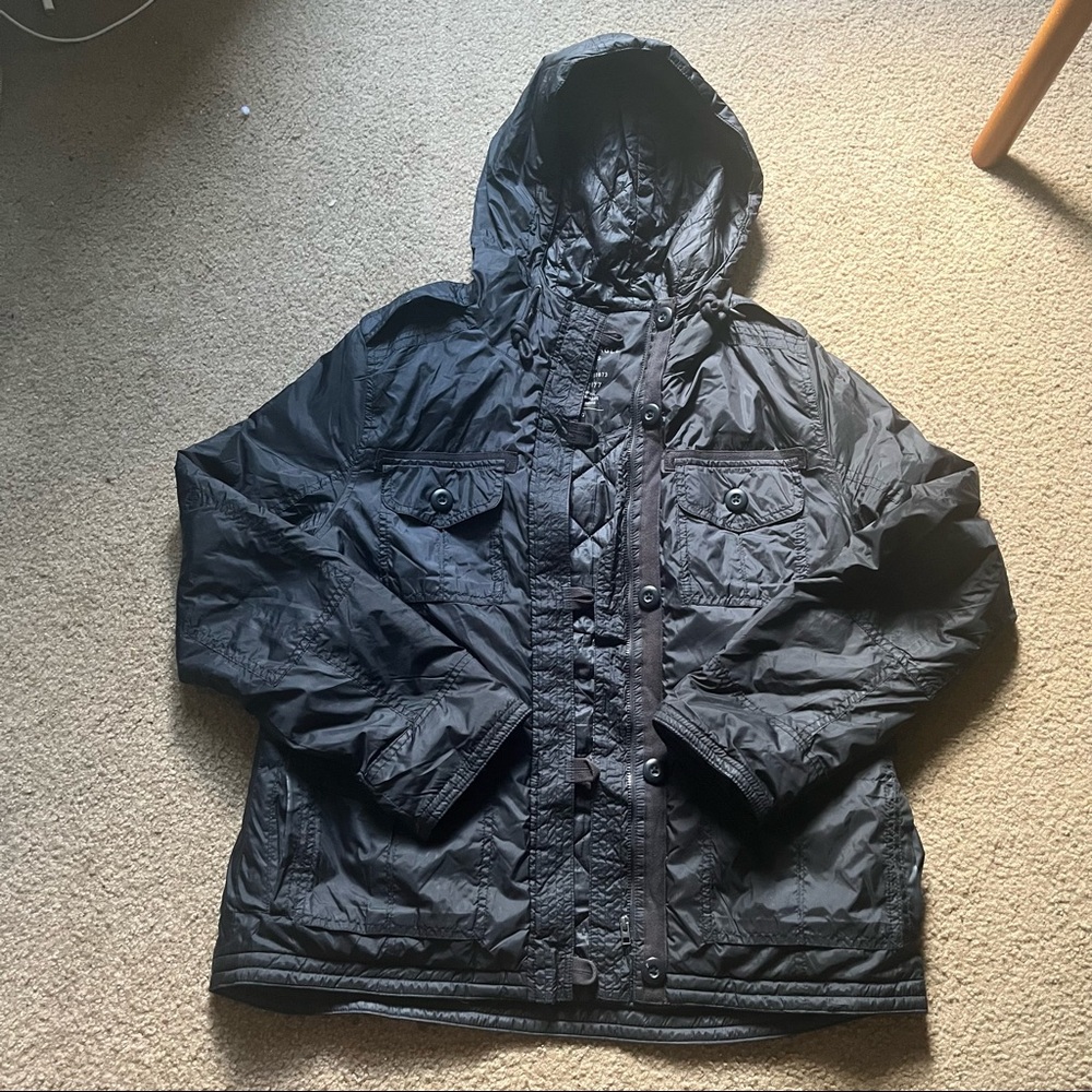American Eagle Black Puffer Jacket